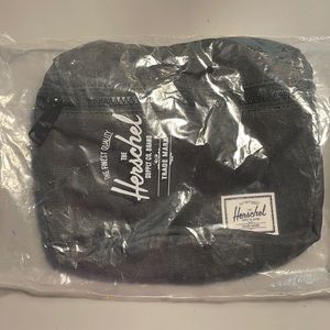 Black cotton hershel Fanny pack